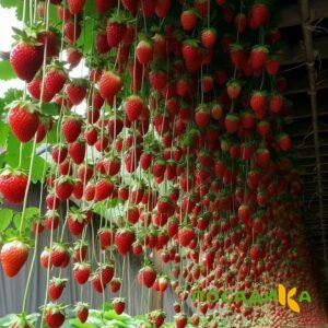 Клубника ампельная Анастасия купить по цене от 370р. в интернет-магазине «Посадика» с доставкой почтой в в Алзамае и по всей России – [изображение №1].